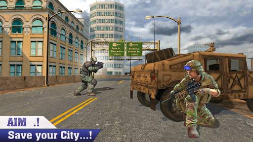 SWAT Elite Gunwar 3D: Sniper Elite Shooting Game screenshot 4