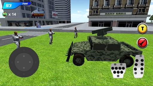X Ray Robot : Zombie Offroad screenshot 1