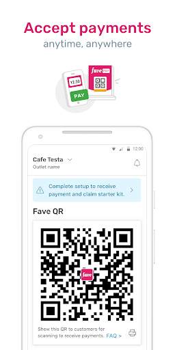 FaveBiz: Mobile payment and services for merchants screenshot 2