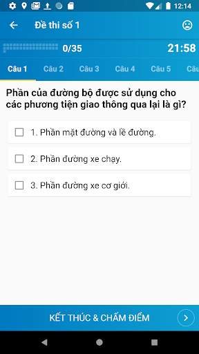 Ôn thi GPLX - Ôn thi giấy phép lái xe - Thi thu B2 screenshot 8