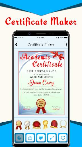 Certificate Creator - Templates & Design Maker screenshot 2