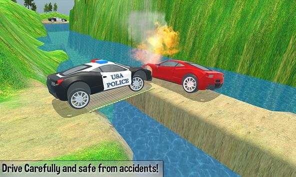 Police Car Driver Offroad 2018 screenshot 2