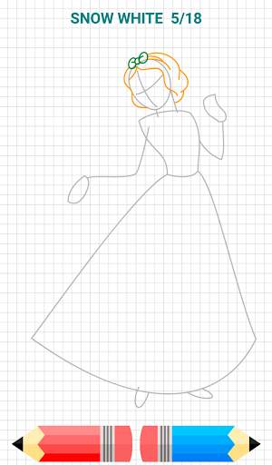 How to Draw Princess screenshot 9