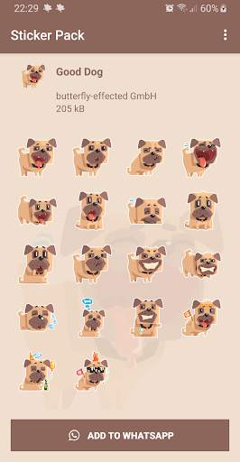 Good Dog Stickers - WAStickerApps for WhatsApp screenshot 2