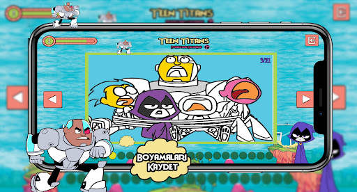 Teen Titans Boyama screenshot 7