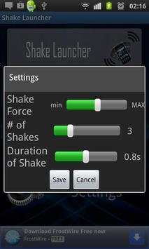 Shake Launcher screenshot 4