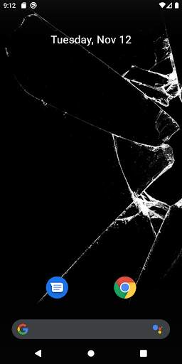 4K Realistic Broken Screen Wallpaper screenshot 1