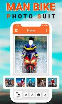 Man Bike Rider Photo Editor screenshot 1
