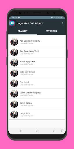 Lagu Wali Band Lengkap Offline Full Album Terbaru screenshot 1