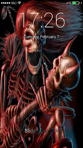 Rock Lock Screen 2 تصوير الشاشة