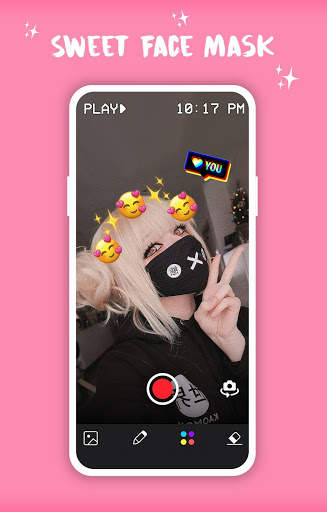 Sweet Face Mask | Snap Live Selfie Filter 5 تصوير الشاشة