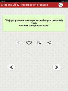 Vie des Citations et Proverbes screenshot 9