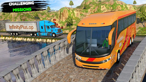 Hill Bus Simulator Games 3D screenshot 2