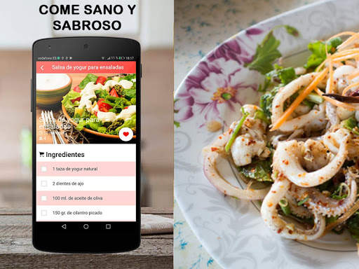 Recetas de ensaladas saludables dieta de adelgazar screenshot 24