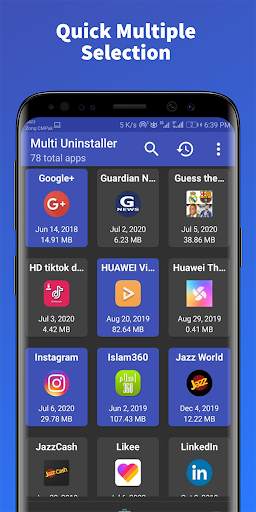 Multi App Uninstaller - Uninstall Multiple Apps 2 تصوير الشاشة