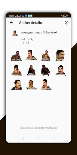 Malayalam WAStickers screenshot 6