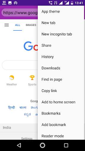 4G Explorer - Free, Fast, Lite & Private Browser screenshot 4