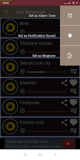 kiss rock band ringtones screenshot 4