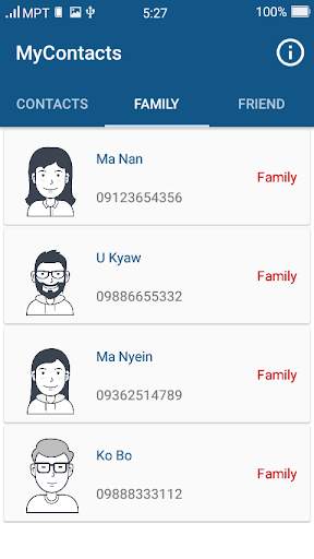 MyContacts screenshot 2