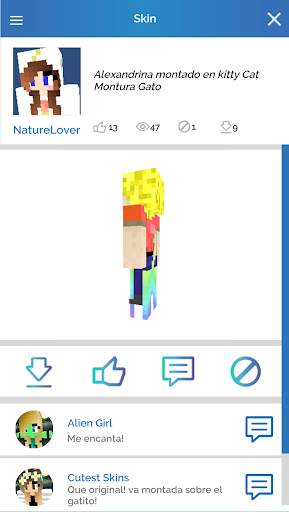 QB9 3D Skin Editor pour Minecraft screenshot 6
