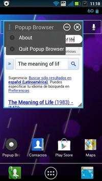 Popup Browser BETA screenshot 3