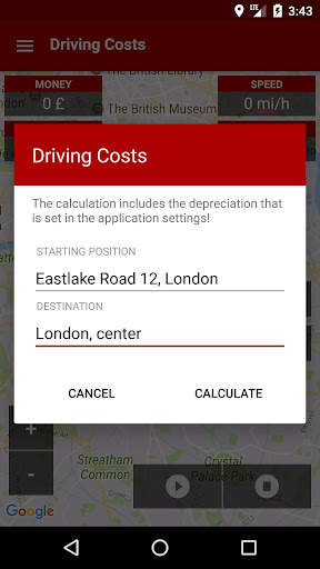 Driving costs screenshot 3
