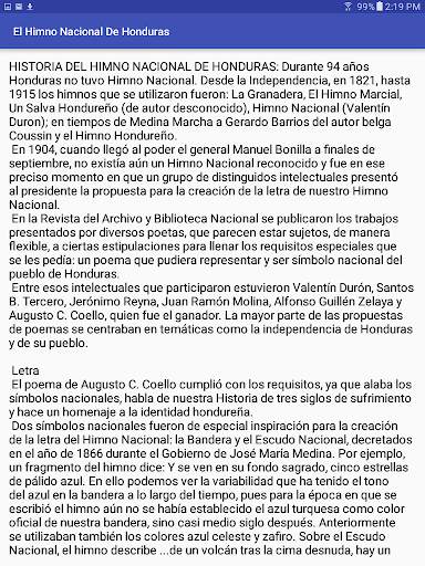 Himno Nacional De Honduras screenshot 9