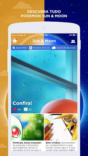 Monstros Sol e Lua Amino para Pokémon Sun e Moon screenshot 1