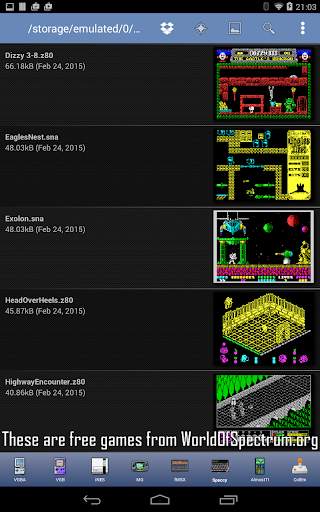 Speccy - ZX Spectrum Emulator screenshot 10