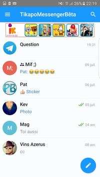 Tikapo Messenger Bêta screenshot 2