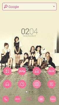 Pink LUV LINELauncher Theme screenshot 1