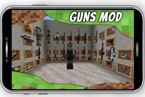 Minecraft PE Mod Guns 2023 screenshot 6