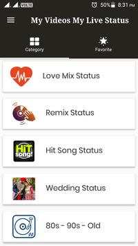 My Videos My Live Status screenshot 2