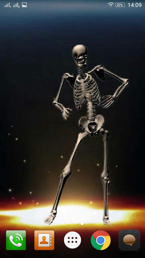 Rap Dancing Skeleton LWP स्क्रीनशॉट 2