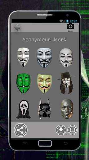 Anonymous Mask Montage Photo screenshot 2