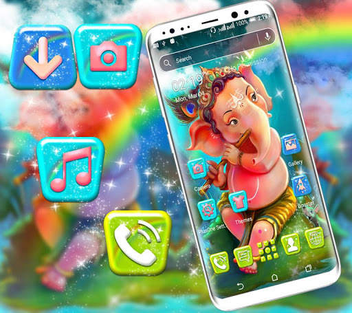 Ganeshji Launcher Theme скриншот 3