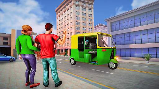 Modern Tuk Tuk Rickshaw Driver: New Driving Games screenshot 3