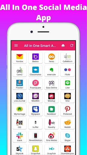 All in one social media,shopping,entertainment app screenshot 1