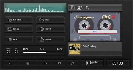 Cassette - theme for CarWebGuru launcher screenshot 2