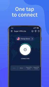 SuperGreen VPN Lite Free VPN Client screenshot 2
