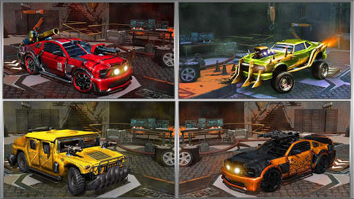 Crazy Car Shooting Racer Madness screenshot 2