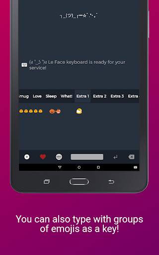 Le Face Keyboard - Text Emoji and Copypasta स्क्रीनशॉट 9