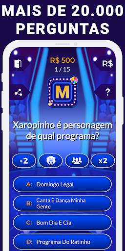 Show do Milionário 2019 - Jogo do Milhão Online screenshot 1
