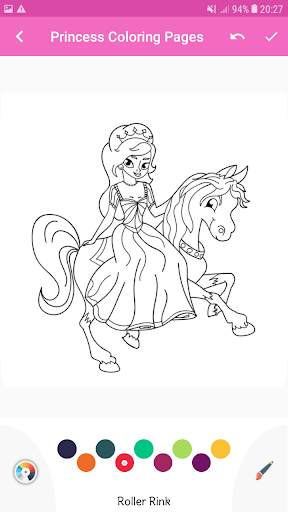 Princess coloring pages 🌈🌈 - OFFLINE screenshot 8