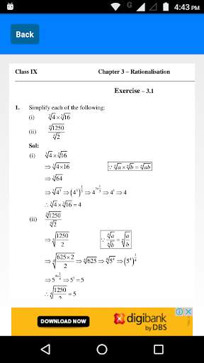 RD Sharma Class 9th Math Solutions screenshot 2