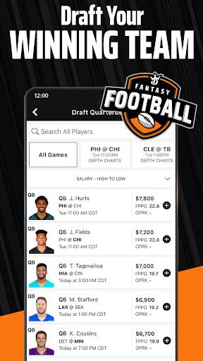DraftKings Fantasy Sports screenshot 3