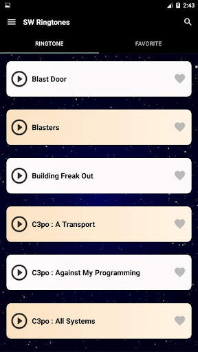 SW ringtones screenshot 3