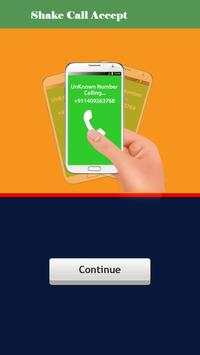 Shaking call receive screenshot 1
