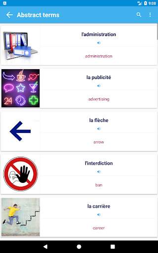 French Vocabulary By Topics (With Pictures) screenshot 16