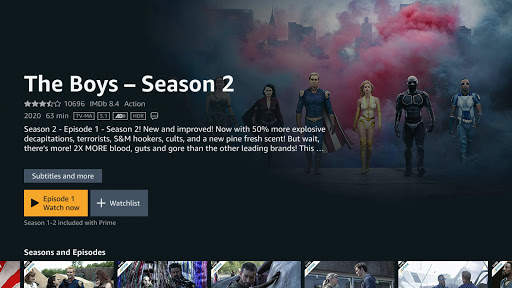 Prime Video - Android TV 3 تصوير الشاشة